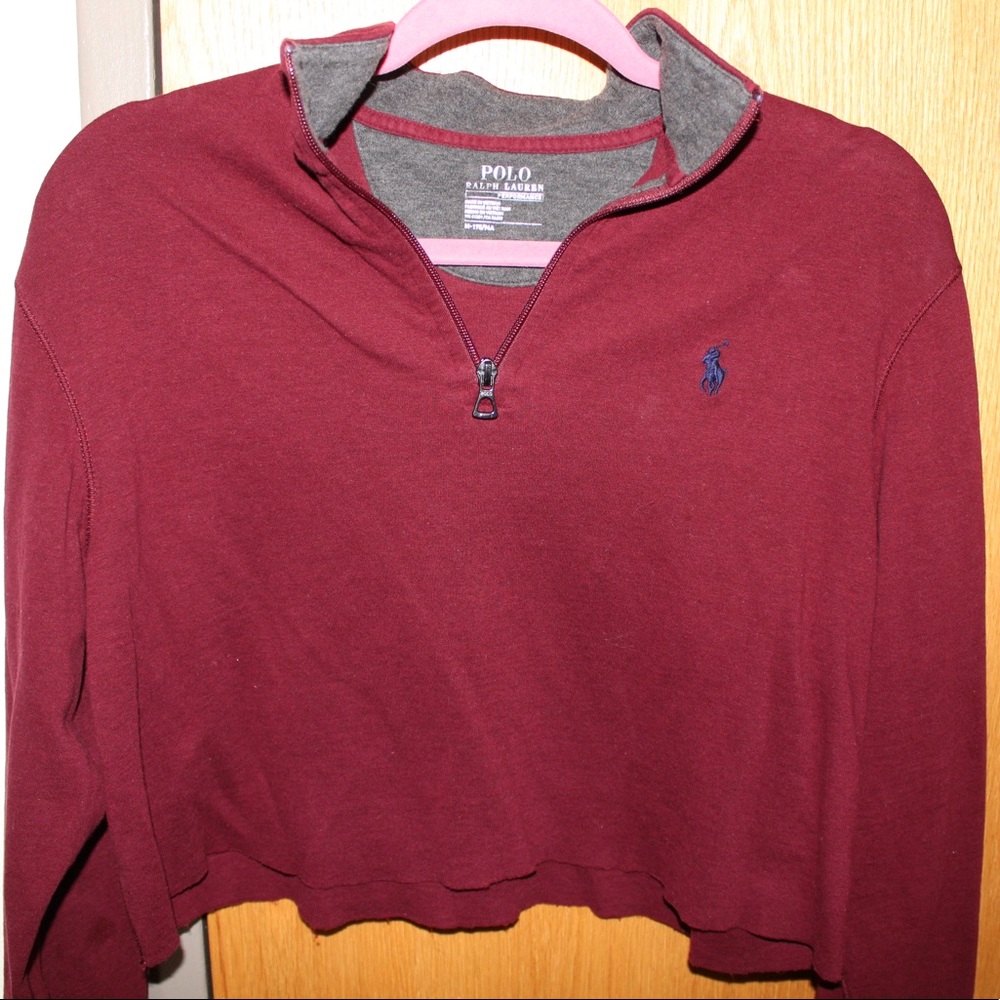 Cropped Polo Ralph Lauren Zip Up